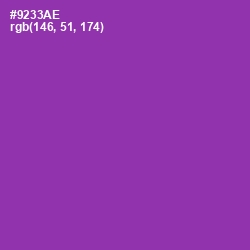 #9233AE - Vivid Violet Color Image