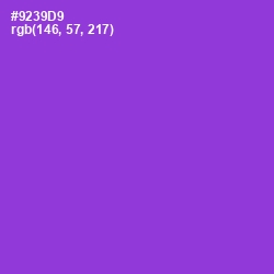#9239D9 - Electric Violet Color Image