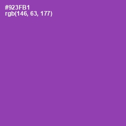 #923FB1 - Vivid Violet Color Image