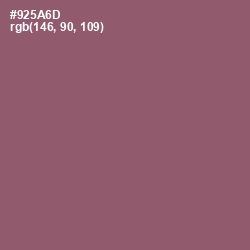 #925A6D - Cannon Pink Color Image