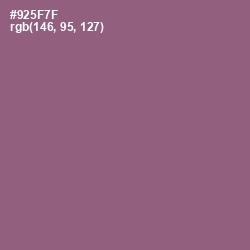 #925F7F - Cannon Pink Color Image