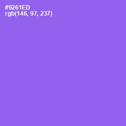 #9261ED - Medium Purple Color Image