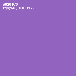 #9264C0 - Amethyst Color Image