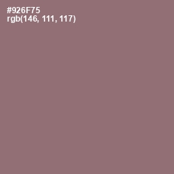 #926F75 - Opium Color Image