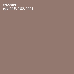 #92786F - Almond Frost Color Image