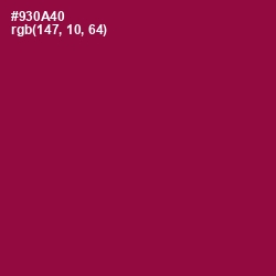 #930A40 - Rose Bud Cherry Color Image