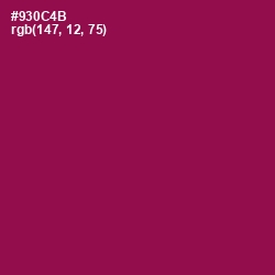 #930C4B - Disco Color Image