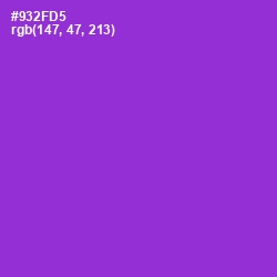 #932FD5 - Electric Violet Color Image