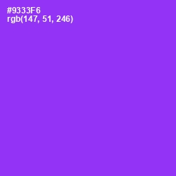 #9333F6 - Electric Violet Color Image