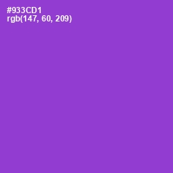 #933CD1 - Electric Violet Color Image