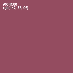 #934C60 - Cannon Pink Color Image