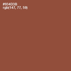 #934D3B - Potters Clay Color Image