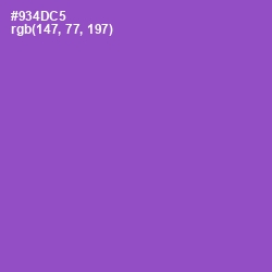 #934DC5 - Amethyst Color Image