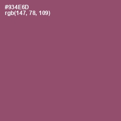 #934E6D - Cannon Pink Color Image