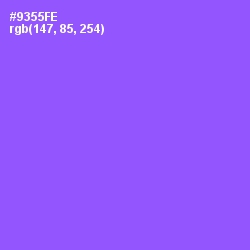 #9355FE - Medium Purple Color Image