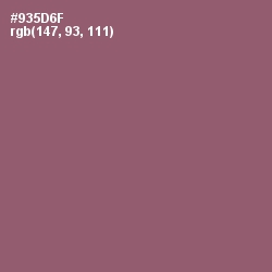 #935D6F - Cannon Pink Color Image