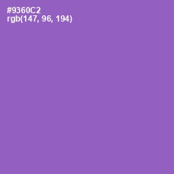 #9360C2 - Amethyst Color Image