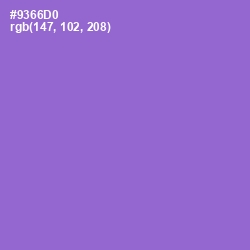 #9366D0 - Amethyst Color Image