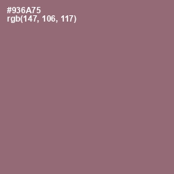 #936A75 - Opium Color Image