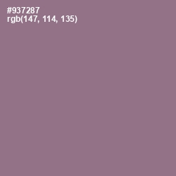 #937287 - Mountbatten Pink Color Image