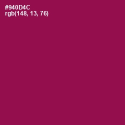 #940D4C - Disco Color Image