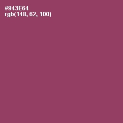 #943E64 - Vin Rouge Color Image