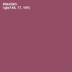 #944D65 - Cannon Pink Color Image