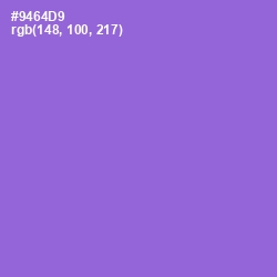 #9464D9 - Medium Purple Color Image