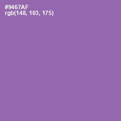 #9467AF - Wisteria Color Image