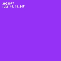 #9530F7 - Electric Violet Color Image