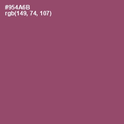 #954A6B - Cannon Pink Color Image