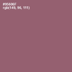 #95606F - Copper Rose Color Image