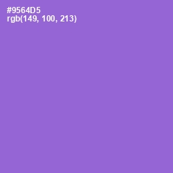 #9564D5 - Amethyst Color Image