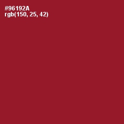 #96192A - Merlot Color Image