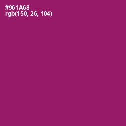 #961A68 - Fresh Eggplant Color Image