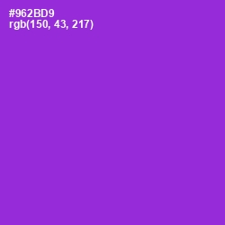 #962BD9 - Electric Violet Color Image