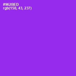 #962BED - Electric Violet Color Image