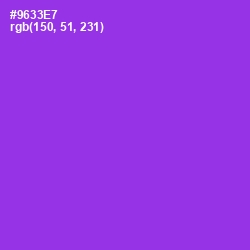 #9633E7 - Electric Violet Color Image