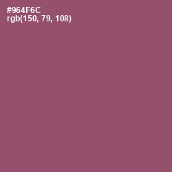 #964F6C - Cannon Pink Color Image