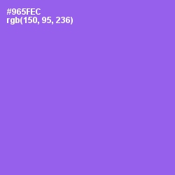 #965FEC - Medium Purple Color Image