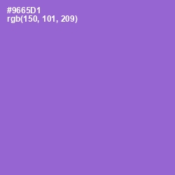 #9665D1 - Amethyst Color Image