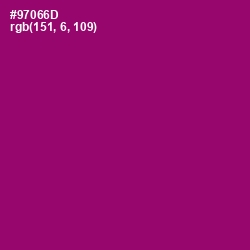 #97066D - Fresh Eggplant Color Image