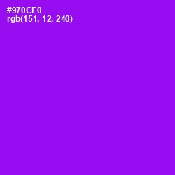 #970CF0 - Electric Violet Color Image