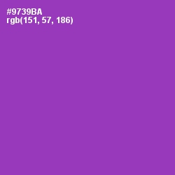 #9739BA - Vivid Violet Color Image