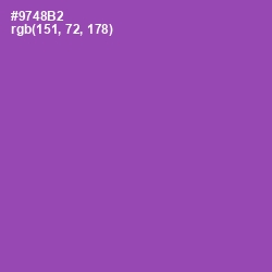 #9748B2 - Wisteria Color Image