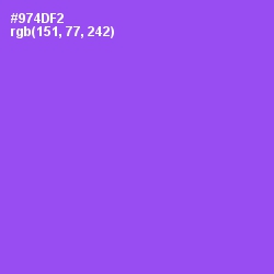 #974DF2 - Medium Purple Color Image