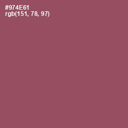 #974E61 - Cannon Pink Color Image