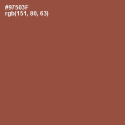 #97503F - Potters Clay Color Image