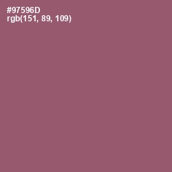 #97596D - Cannon Pink Color Image