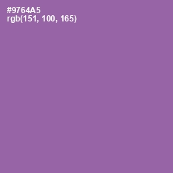 #9764A5 - Wisteria Color Image